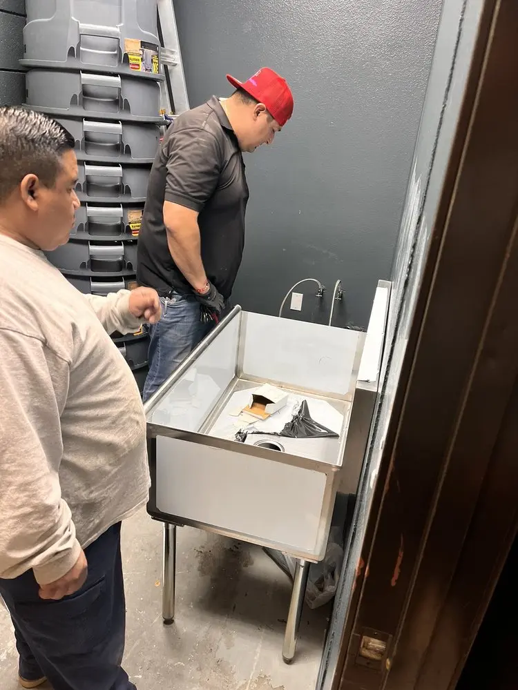 Commercial plumbing and sink installation in Fairwood